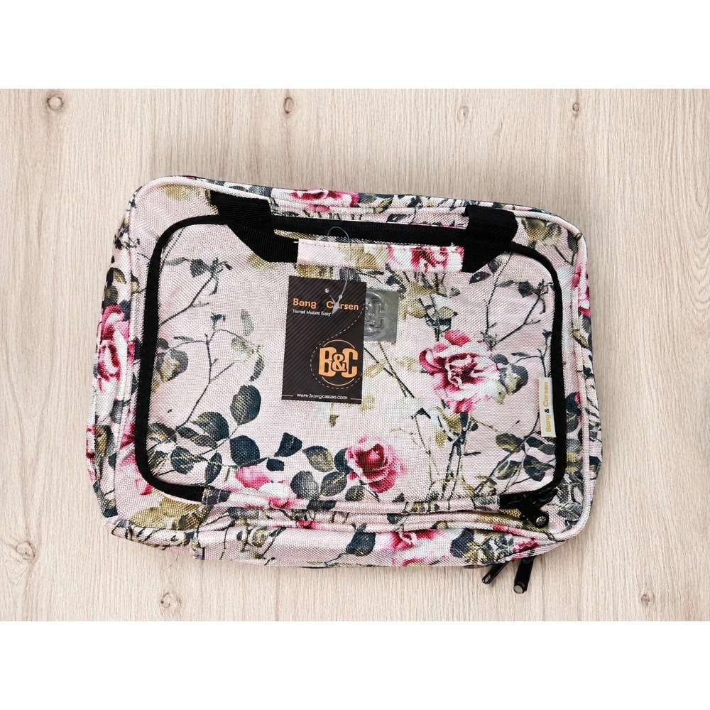 Bang & Carsen Large Hanging Travel Cosmetic Toiletry Bag Floral NWT Organizer